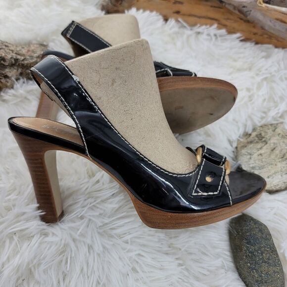 Franco sarto patent leather strappy heels - Picture 10 of 13